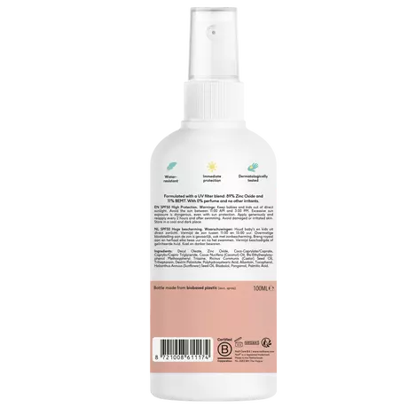 Naïf Baby & Kids Minerale Zonnebrandspray SPF 50 0% Parfum 100 ML
