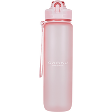 Cabau Bloom Waterfles Drinkfles lichtroze - 1 Liter