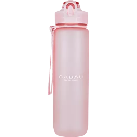 Cabau Bloom Waterfles Drinkfles lichtroze 1 Liter