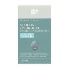 Etos Silicone Hydrogel Zachte Maandlenzen -3.75 3st.