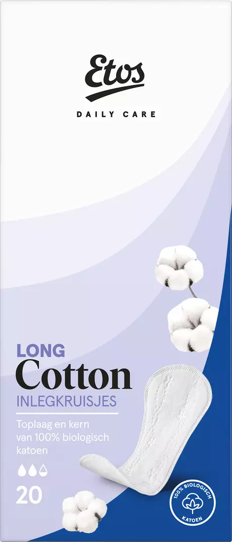 Etos Long 100% Katoen Inlegkruisjes 20 stuks
