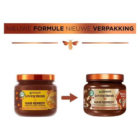 Garnier Loving Blends Honing Goud Haarmasker 340 ML