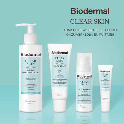 Biodermal Clear Skin Dagcrème Spf50 40 Ml