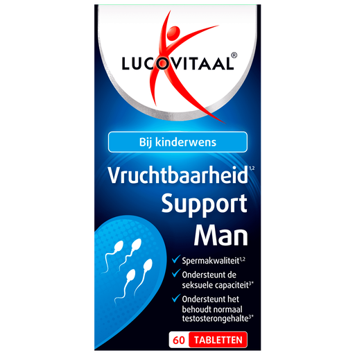 Lucovitaal Vruchtbaarheid Support Man Tabletten 60 stuks