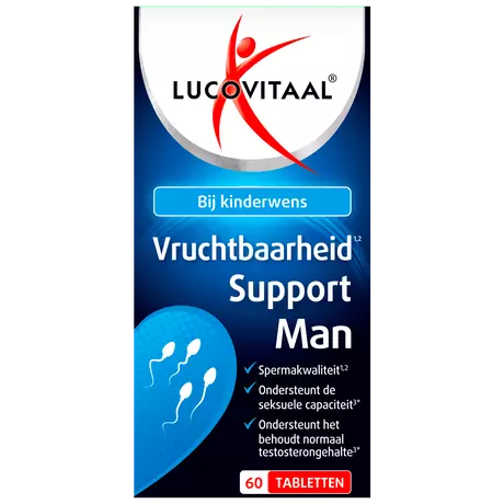 Lucovitaal Vruchtbaarheid Support Man Tabletten&nbsp;60 stuks