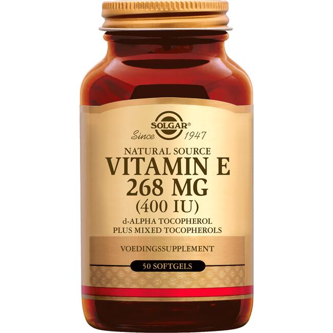 Nadenkend Behoefte aan diep Solgar Vitamin E 268 mg/400 IU 50 softgels 50 EA | Etos