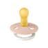 BIBS Glow in the dark Fopspeen Two Pack Natuurlijk Rubber Blush/Vanilla Maat 2
