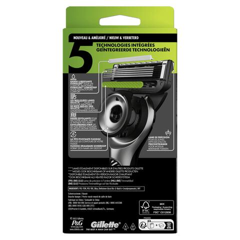 GilletteLabs Scheersysteem 1 Handvat Met 1 Navulmesje En Muurhanger