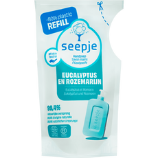 Seepje Eucalyptus en Rozemarijn Handzeep Vloeibare Refill 300ML