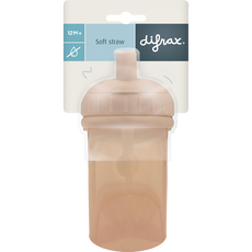 Difrax Anti-Lek Rietjesbeker Mocha