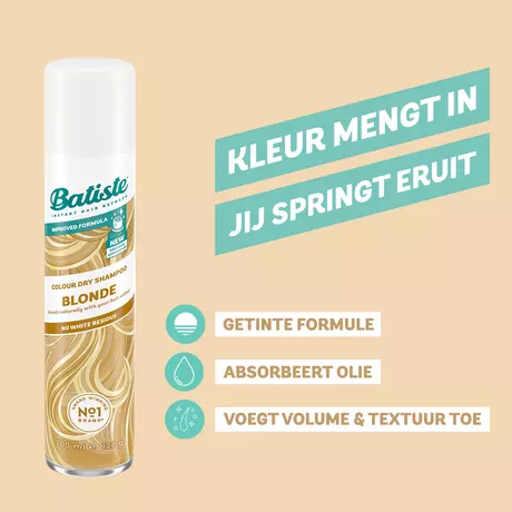 Batiste Hint of Colour Light Blonde Droogshampoo 200 ML
