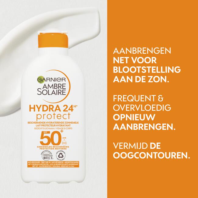 Garnier Ambre Solaire Hydraterende Zonnebrandmelk SPF 50+ 200 ML