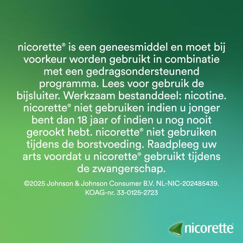 Nicorette Freshmint Suikervrij Zuigtabletten 4 MG Nicotine 80 Stuks