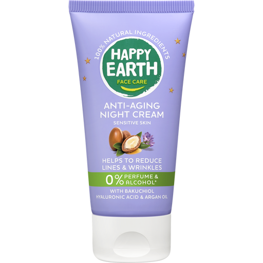 Happy Earth 100% Natuurlijke Face Care Anti-Age Night Cream 50 ML