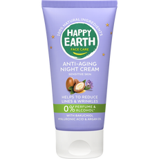 Happy Earth 100% Natuurlijke Face Care Anti-Age Night Cream 50 Ml