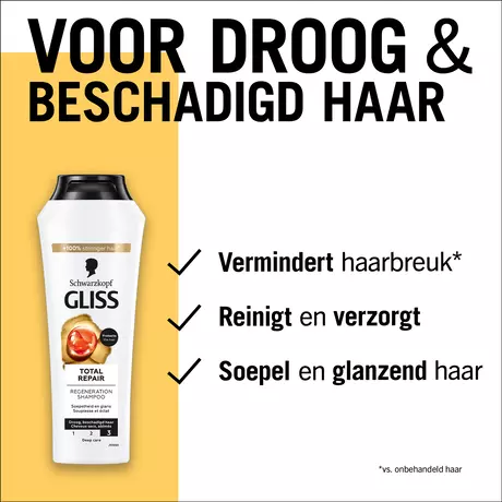 Gliss Total Repair Shampoo 250 ML