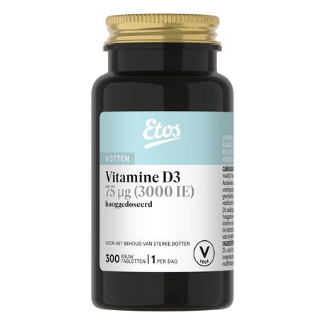 Etos Vitamine D3 75ug 300 stuks
