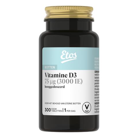 Etos Vitamine D3 75ug 300 stuks