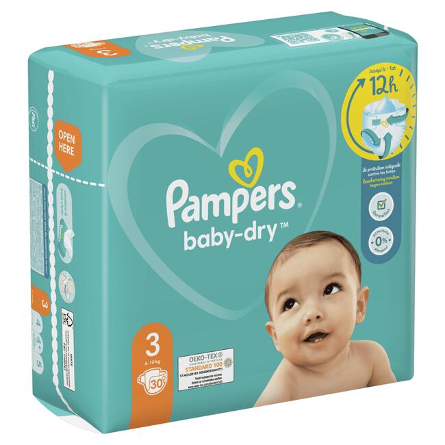 Pampers Baby-Dry Luiers Maat 3 6KG-10KG 30 stuks