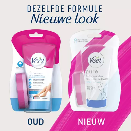 Veet Pure In-Shower Ontharingscrème 150 ML