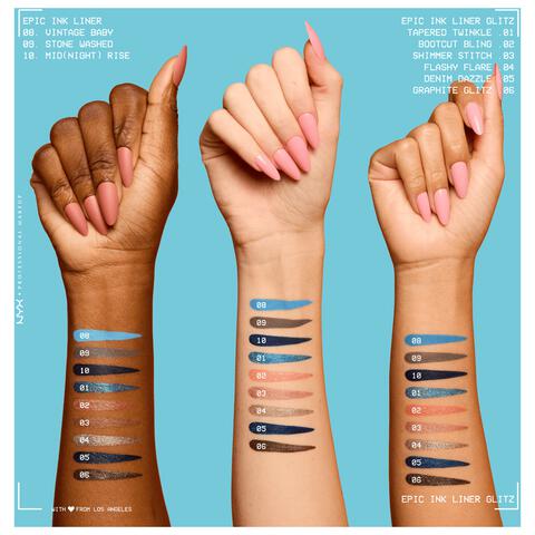 NYX Professional Makeup Epic Ink Linker Glitz 06 Graphite Glitz