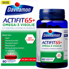 Davitamon Actifit 65+ Omega 3 Visolie Capsules
