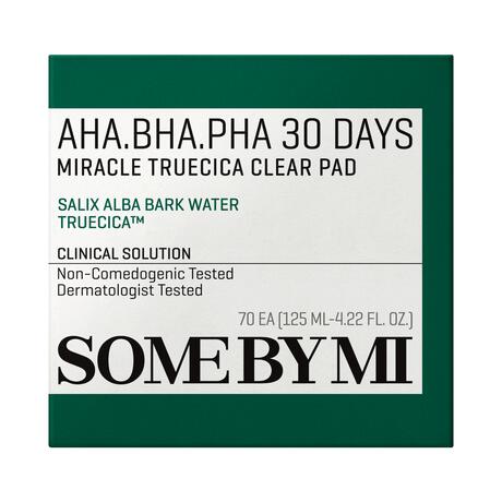 Some By Mi AHA BHA PHA 30 Days Miracle Truecica Clear Pad 70 stuks