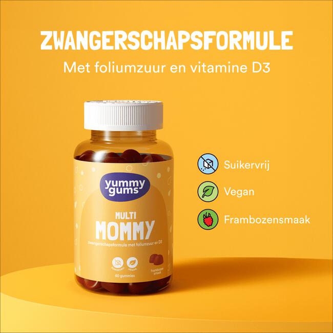 Yummygums Mommy Suikervrij 60 stuks