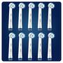 Oral-B Sensitive Clean Opzetborstels Wit 10 Stuks