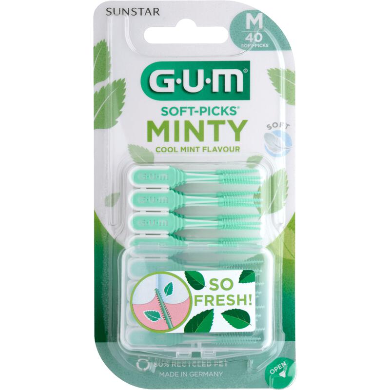 GUM® Soft-Picks Comfort Flex Minty Medium 40 stuks