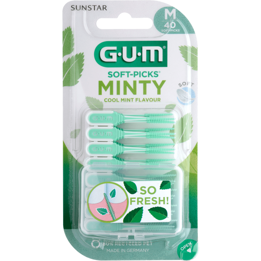 GUM® Soft-Picks Comfort Flex Minty Medium 40 stuks