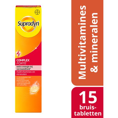 Supradyn Complex Forte Multivitamine Voor Extra Energie 15 Bruistabletten