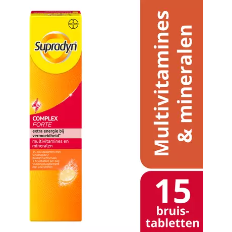 Supradyn Complex Forte Multivitamine Extra Energie Bruistabletten 15 stuks