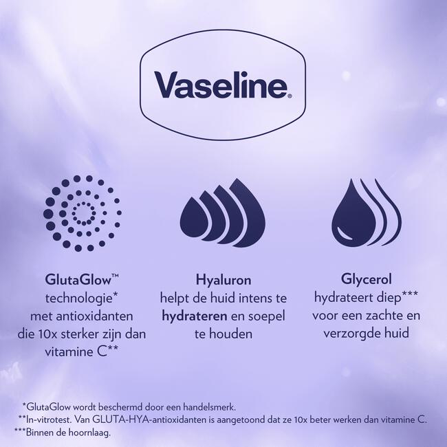 Vaseline Gluta-Hya Lotion Overnight Radiance 200 ML