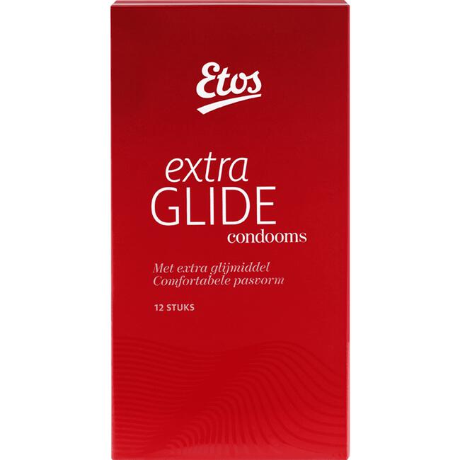 Etos Condooms Extra Glijmiddel 12 stuks