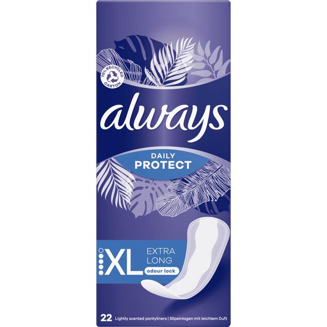 Always Daily Protect Inlegkruisjes Extra Long 22 Stuks