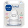 MAM Flesspeen Maat 2&nbsp;4+ Maanden 2 stuks
