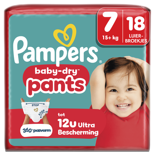 Pampers Baby Dry Pants Luierbroekjes Maat 7 15+ kg 18 stuks