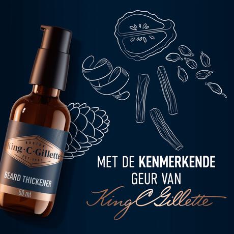 King C. Gillette Baardverdikkingsserum 50 ML