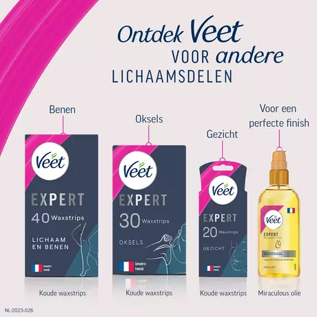 Veet Expert Gezicht Waxstrips 20 stuks