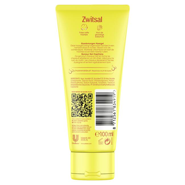 Zwitsal Goedemorgen Haar Gel 100 ML