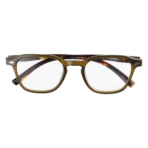 Etos Duurzame Leesbril Groen/Print  +2,0