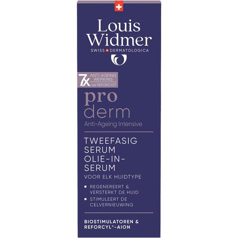 Louis Widmer Proderm Tweefasig Serum Olie-In-Serum Licht Geparfumeerd 35 ML