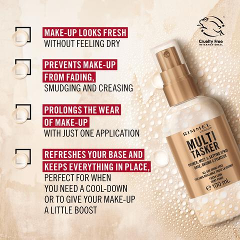 Rimmel London Multi-Tasker Primer, Mist & Setting Spray 100 ML