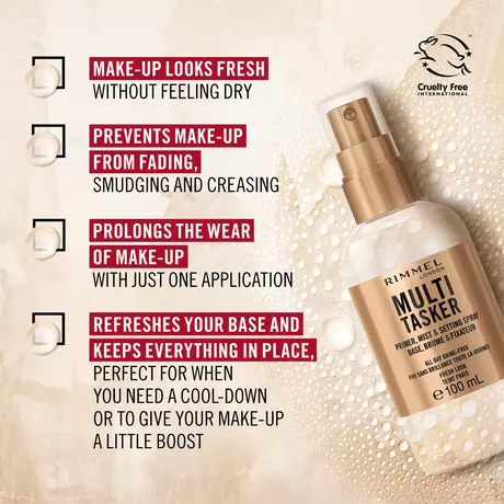 Rimmel London Multi-Tasker Primer, Mist & Setting Spray 100 ML