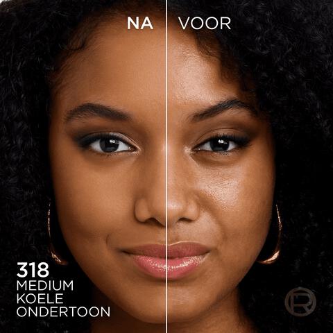 L'Oréal Paris Infaillible Skin Ink Medium Cool 318 Foundation en Concealer in 1