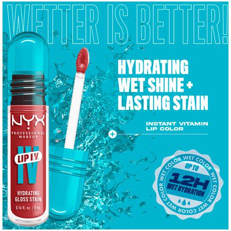 NYX Professional Makeup Lip IV Hydraterende Lipgloss Hydra Honey