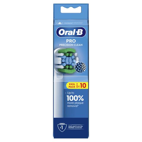 Oral-B Precision Clean Opzetborstels Wit - 10 Stuks