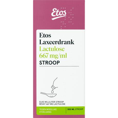 Etos Laxeerdrank Lactulose 667 MG/ML Stroop 300 ml