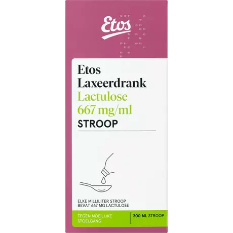 Etos Laxeerdrank Lactulose 667 MG/ML Stroop 300 ML